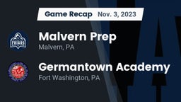 Recap: Malvern Prep  vs. Germantown Academy 2023