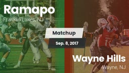 Matchup: Ramapo  vs. Wayne Hills  2017