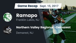 Recap: Ramapo  vs. Northern Valley Regional -Demarest 2017