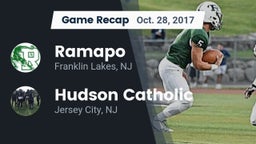 Recap: Ramapo  vs. Hudson Catholic  2017