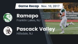 Recap: Ramapo  vs. Pascack Valley  2017