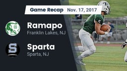 Recap: Ramapo  vs. Sparta  2017
