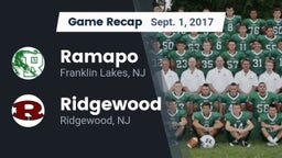 Recap: Ramapo  vs. Ridgewood  2017