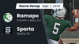 Recap: Ramapo  vs. Sparta  2018