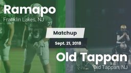 Matchup: Ramapo  vs. Old Tappan 2018
