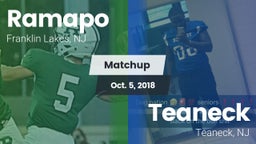 Matchup: Ramapo  vs. Teaneck  2018