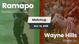 Matchup: Ramapo  vs. Wayne Hills  2018