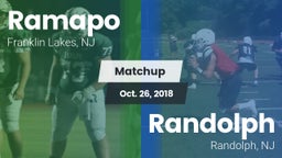 Matchup: Ramapo  vs. Randolph  2018