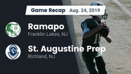Recap: Ramapo  vs. St. Augustine Prep  2019