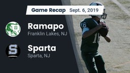 Recap: Ramapo  vs. Sparta  2019