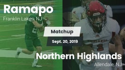 Matchup: Ramapo  vs. Northern Highlands  2019
