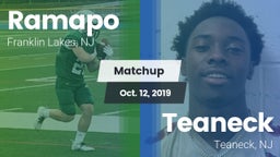 Matchup: Ramapo  vs. Teaneck  2019