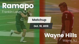 Matchup: Ramapo  vs. Wayne Hills  2019