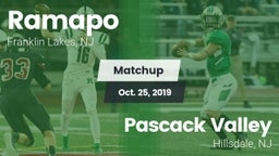 Matchup: Ramapo  vs. Pascack Valley  2019