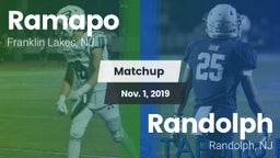 Matchup: Ramapo  vs. Randolph  2019