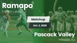 Matchup: Ramapo  vs. Pascack Valley  2020