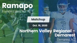 Matchup: Ramapo  vs. Northern Valley Regional -Demarest 2020