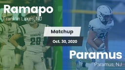 Matchup: Ramapo  vs. Paramus  2020