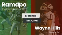 Matchup: Ramapo  vs. Wayne Hills  2020