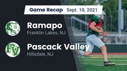 Recap: Ramapo  vs. Pascack Valley  2021