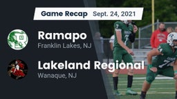 Recap: Ramapo  vs. Lakeland Regional  2021