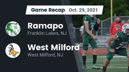 Recap: Ramapo  vs. West Milford  2021