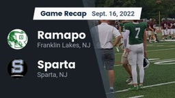 Recap: Ramapo  vs. Sparta  2022