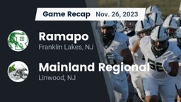 Recap: Ramapo  vs. Mainland Regional  2023