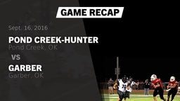 Recap: Pond Creek-Hunter  vs. Garber  2016