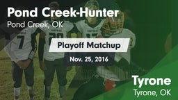 Matchup: Pond Creek-Hunter vs. Tyrone  2016