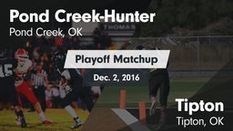 Matchup: Pond Creek-Hunter vs. Tipton  2016