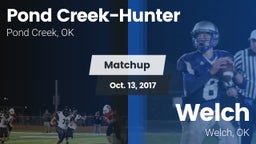 Matchup: Pond Creek-Hunter vs. Welch  2017