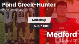 Matchup: Pond Creek-Hunter vs. Medford  2018