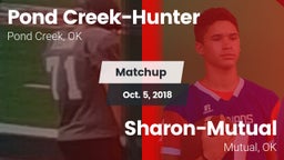 Matchup: Pond Creek-Hunter vs. Sharon-Mutual  2018
