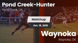 Matchup: Pond Creek-Hunter vs. Waynoka  2018