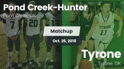 Matchup: Pond Creek-Hunter vs. Tyrone  2018