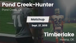 Matchup: Pond Creek-Hunter vs. Timberlake  2019