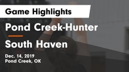 Pond Creek-Hunter  vs South Haven  Game Highlights - Dec. 14, 2019