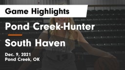Pond Creek-Hunter  vs South Haven  Game Highlights - Dec. 9, 2021