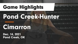 Pond Creek-Hunter  vs Cimarron  Game Highlights - Dec. 14, 2021