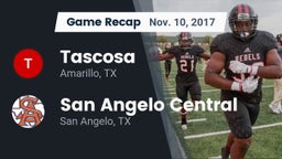 Recap: Tascosa  vs. San Angelo Central  2017