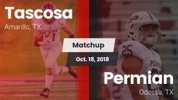 Matchup: Tascosa  vs. Permian  2018