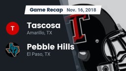 Recap: Tascosa  vs. Pebble Hills  2018