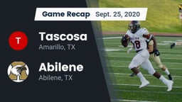 Recap: Tascosa  vs. Abilene  2020
