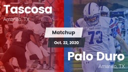 Matchup: Tascosa  vs. Palo Duro  2020