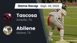 Recap: Tascosa  vs. Abilene  2022