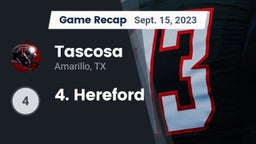 Recap: Tascosa  vs. 4. Hereford  2023