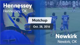 Matchup: Hennessey High vs. Newkirk  2016