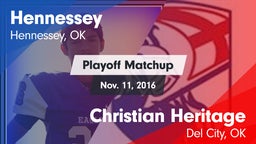 Matchup: Hennessey High vs. Christian Heritage  2016