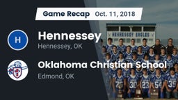 Recap: Hennessey  vs. Oklahoma Christian School 2018